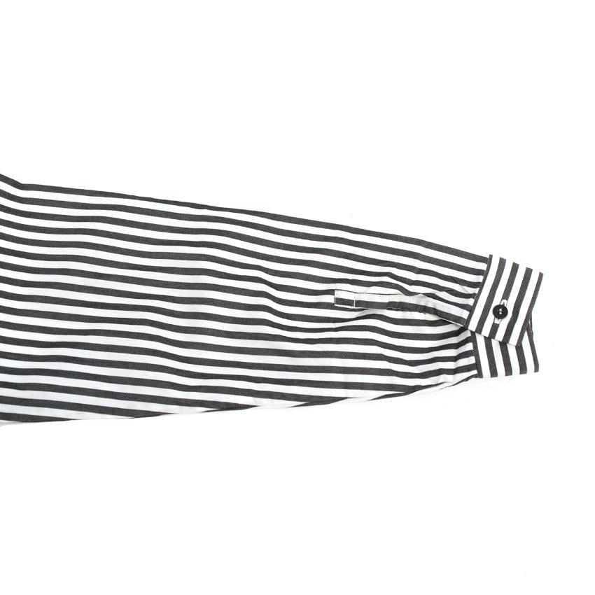 Grey and White pinstripe shirt