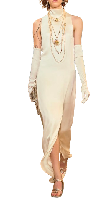 Chanel Resort Cream Silk Gown