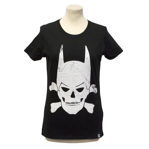 Black Bat Skull T Shirt