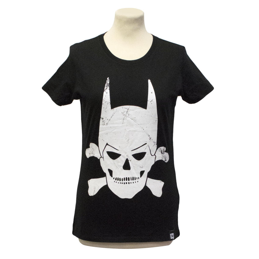 Black Bat Skull T Shirt
