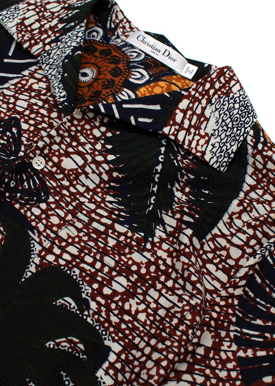 Dior Yellow Aztec Shirt
