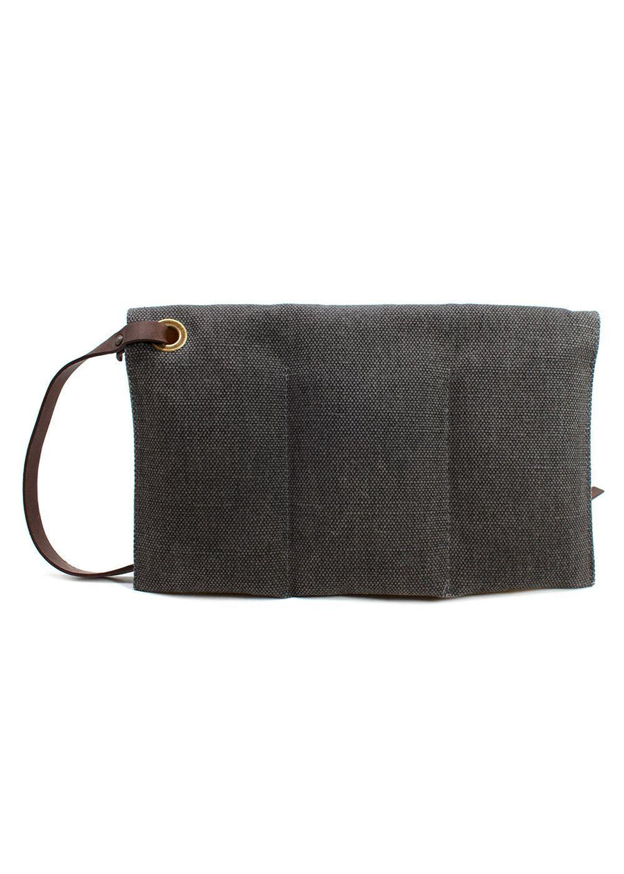 Breitling Grey Patch Detail Canvas Pouch