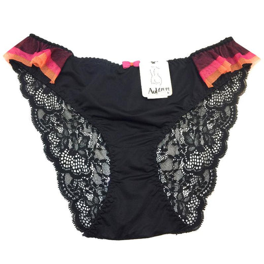 Aubade Black Swan Lace Italian Brief