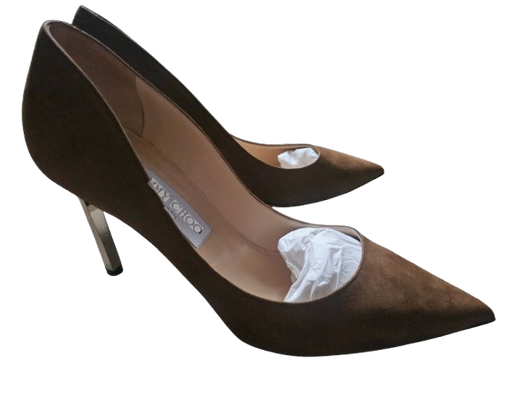 Jimmy Choo Tan Suede Pumps