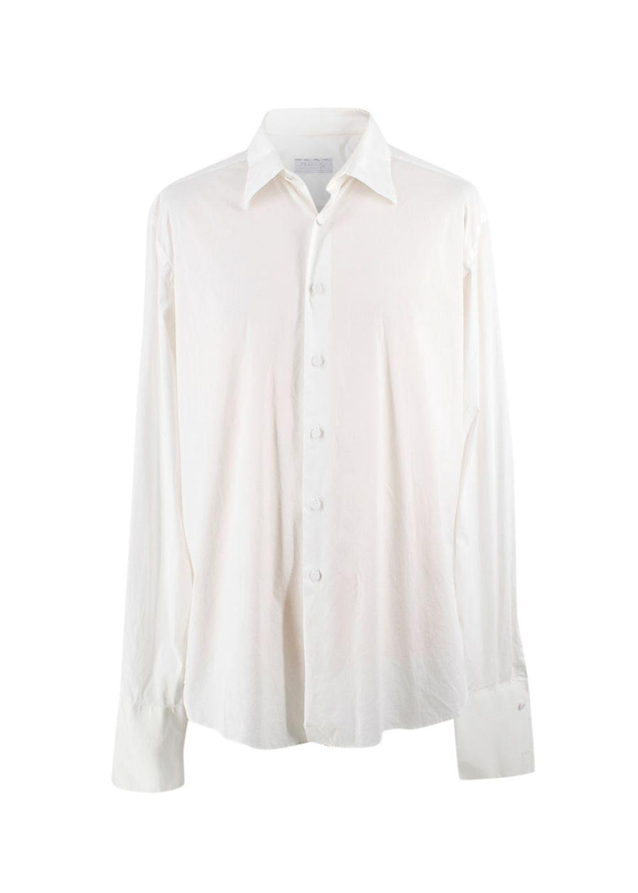 Prada White Classic Dress Shirt