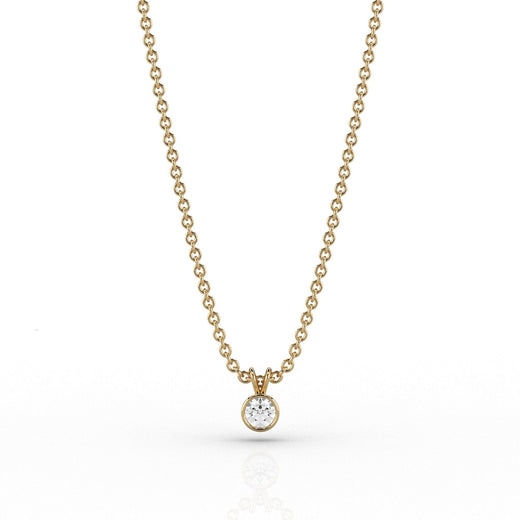 Skydiamond Rae 0.1ct Pendant in 9ct Yellow Gold