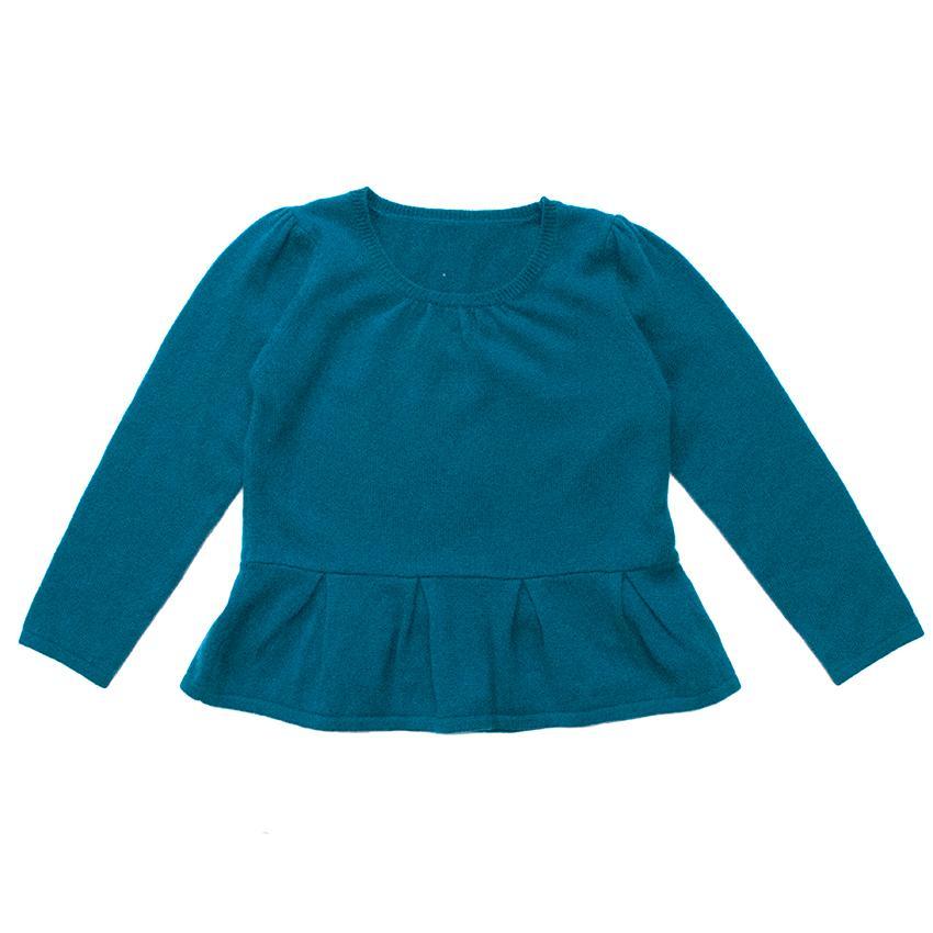 Marie Chantel girl's petrol blue jumper