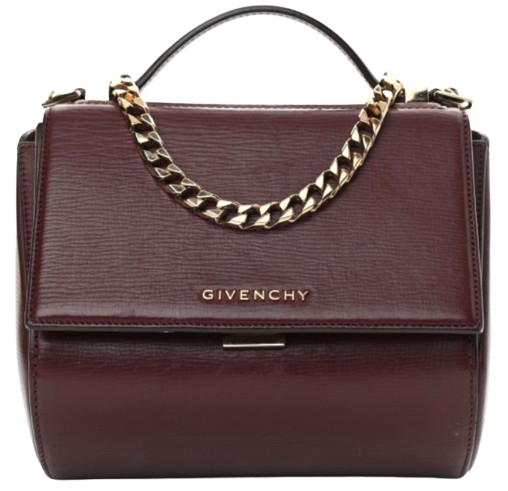 Mini Pandora Box crossbody with Gold Chain