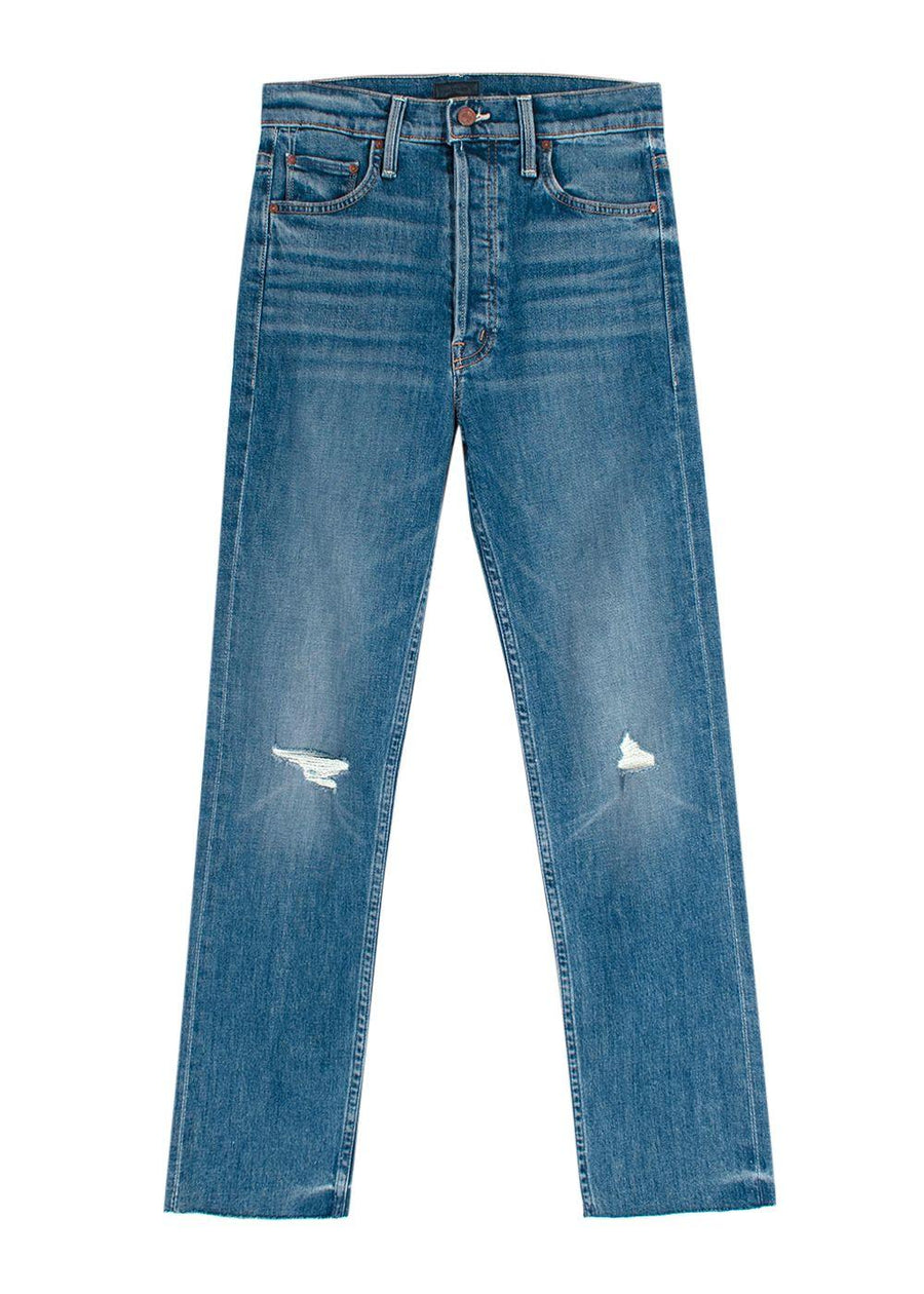 Mother The Tomcat Ankle Fray Jeans