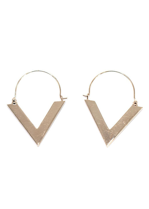 Valentino V Hoop Earrings