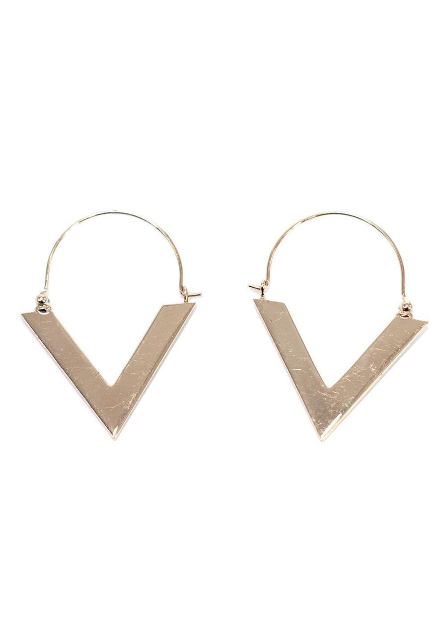 Valentino V Hoop Earrings