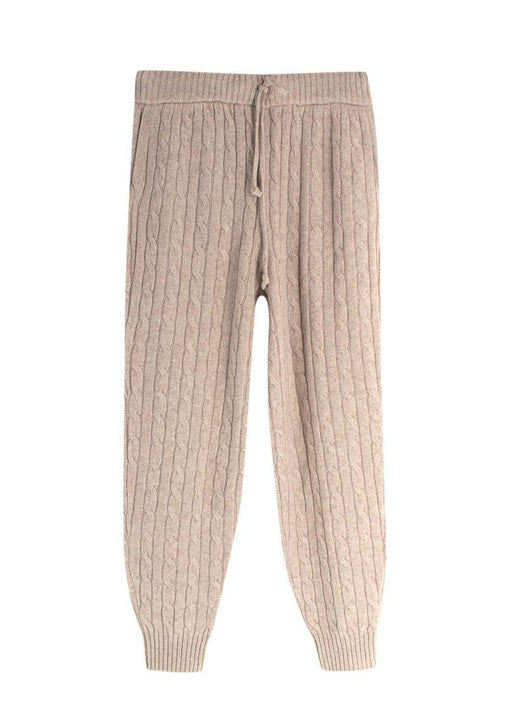 Polo Ralph Lauren Beige Argyle Knit Wool Blend Joggers