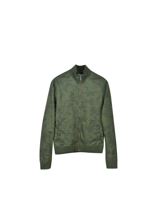 Green Camo Print Jacket
