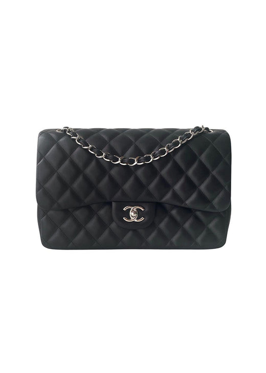 Quilted Lambskin Classic Jumbo Double Flap