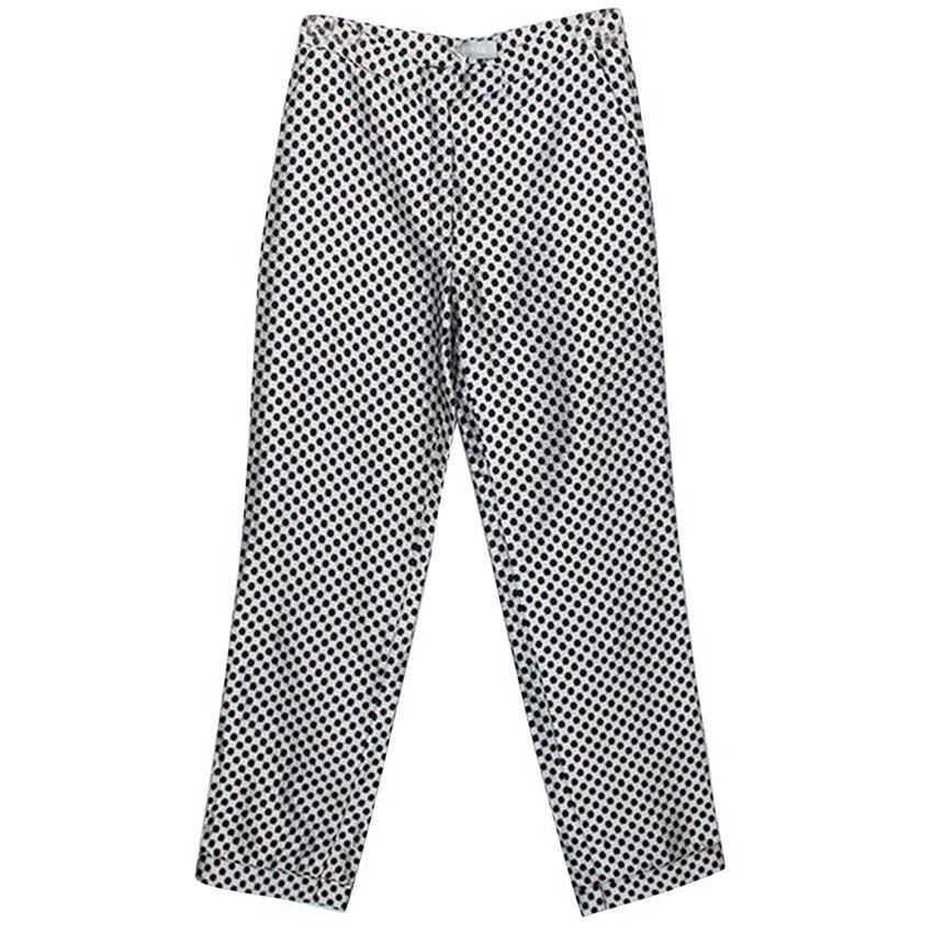 Osman black and silver honeycomb trousers