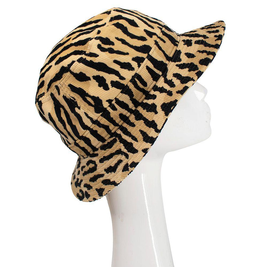 Guilty Parties Velvet Tiger Print Bucket Hat