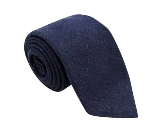 Berluti Navy Hemp-Wool Blend Tie