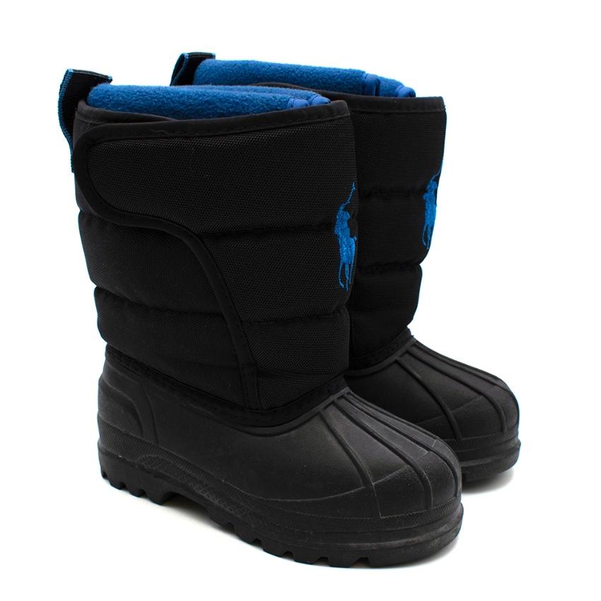 Polo Ralph Lauren Black Snow Boots