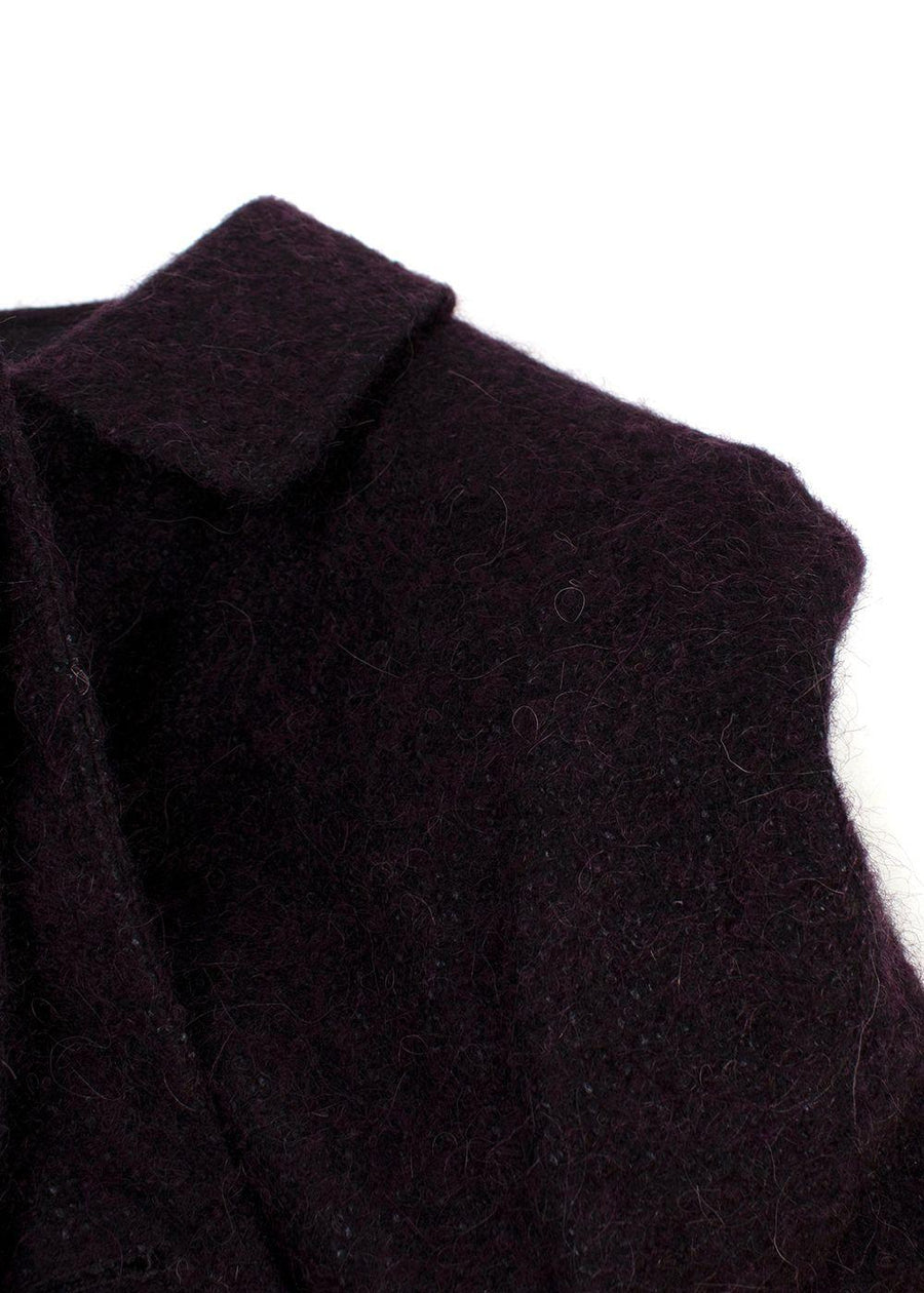 Canali Aubergine Kei Coat