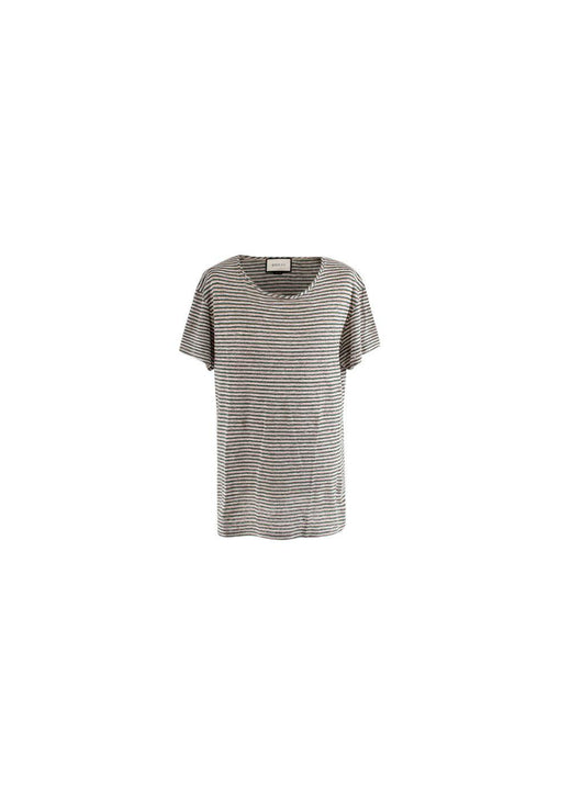 Striped Linen Slub T-Shirt