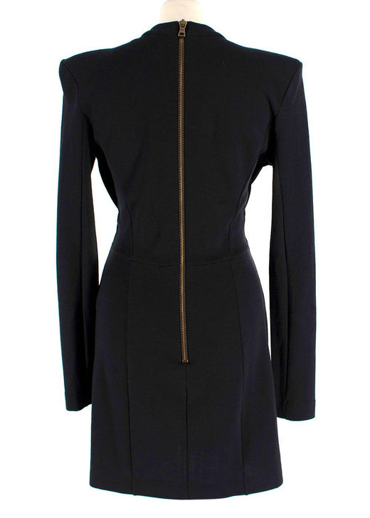 Balmain Black Bow Mini Dress