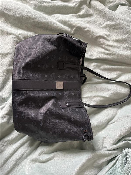 MCM Black Nappa Leather Tote