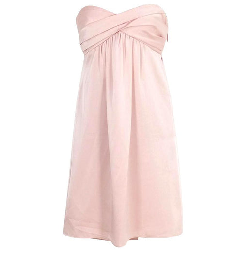 BCBG Max Azria Pink Strapless Party Dress with Bow