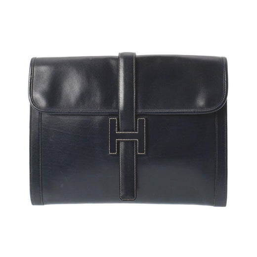 Hermès Black Leather Jige