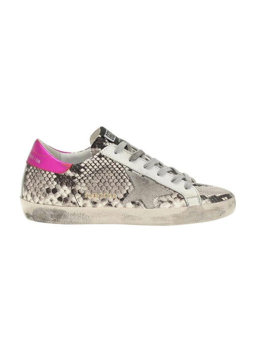 Python Printed Superstar Sneakers