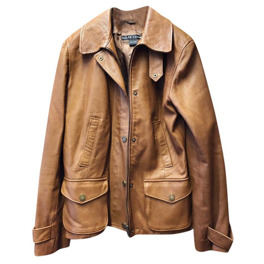 Ralph Lauren Tan Leather jacket