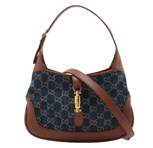 Gucci Medium Denim Jackie O Bag