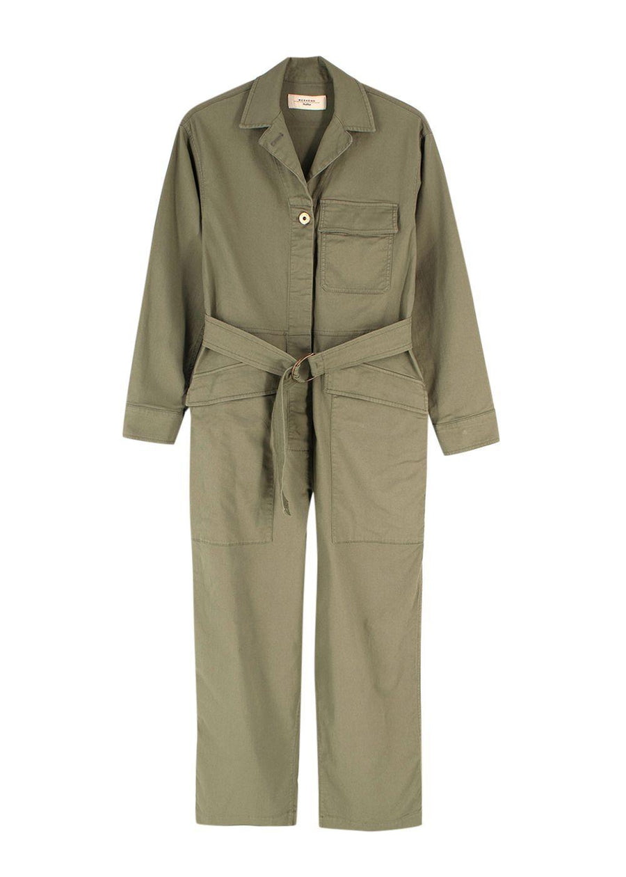 Weekend Max Mara Khaki Boiler Suit