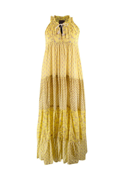 Yvonne S Yellow Sleeveless Maxi Hippydress