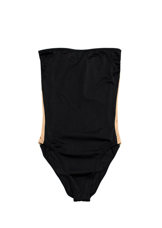 Norma Kamali Black Bandeau Swimsuit