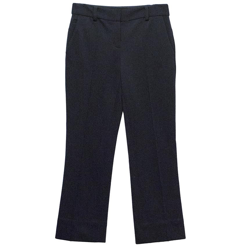 Diane Von Furstenberg Navy Blue Trousers