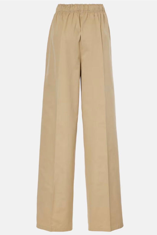 Prada Beige Cotton Wide Leg Pants