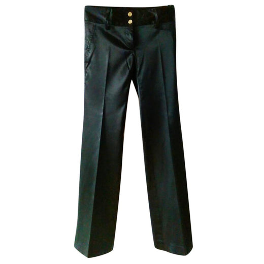 Dolce & Gabbana Satin Stretch Wide Leg Trousers