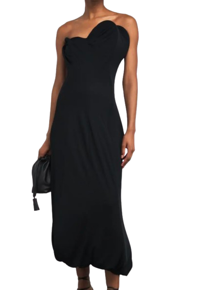 Victoria Beckham Wave-Detail Gown