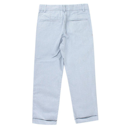 Kids 6Y Blue Striped Trousers
