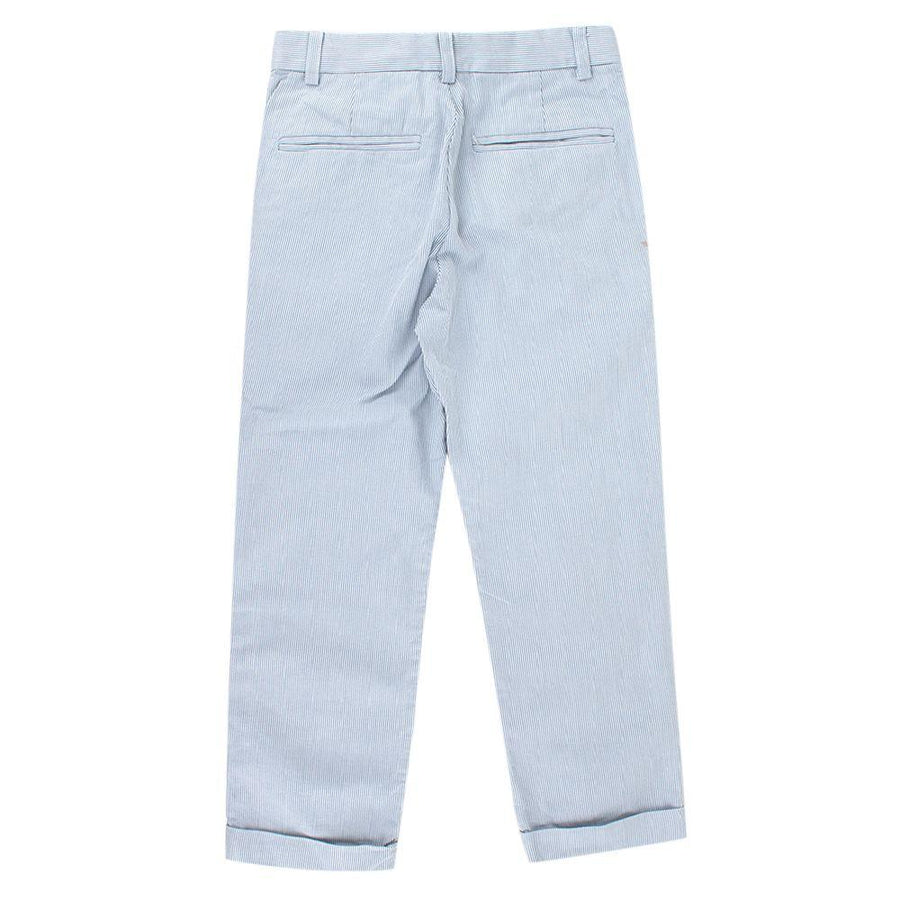 Kids 6Y Blue Striped Trousers