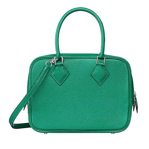 Hermes Mysore Goatskin Green Mini Plume II PHW