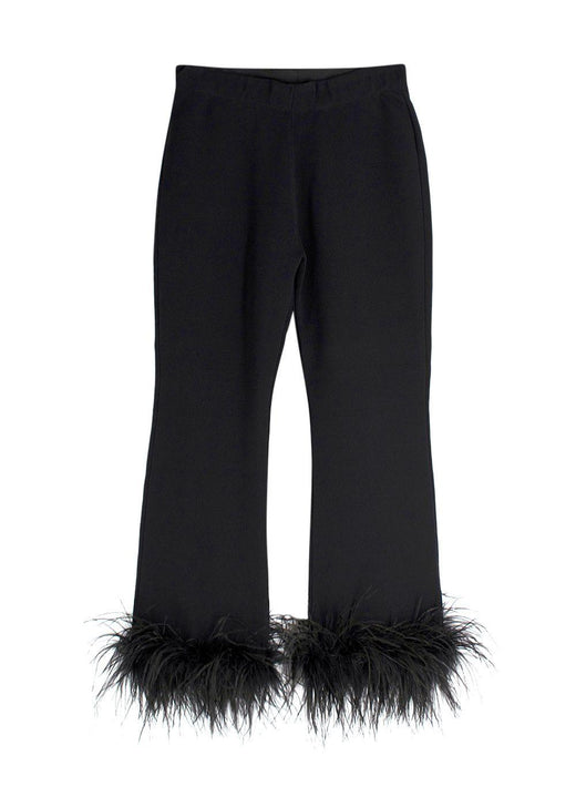 Tuckernuck Black Feather Hem Trousers