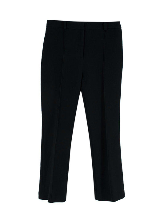 Black Wool Tailored Trousers