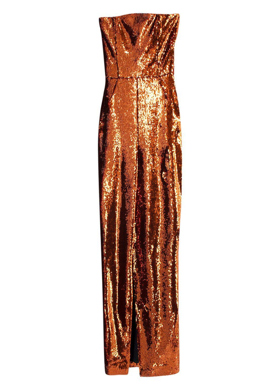 Alexandre Vauthier sequin strapless gown