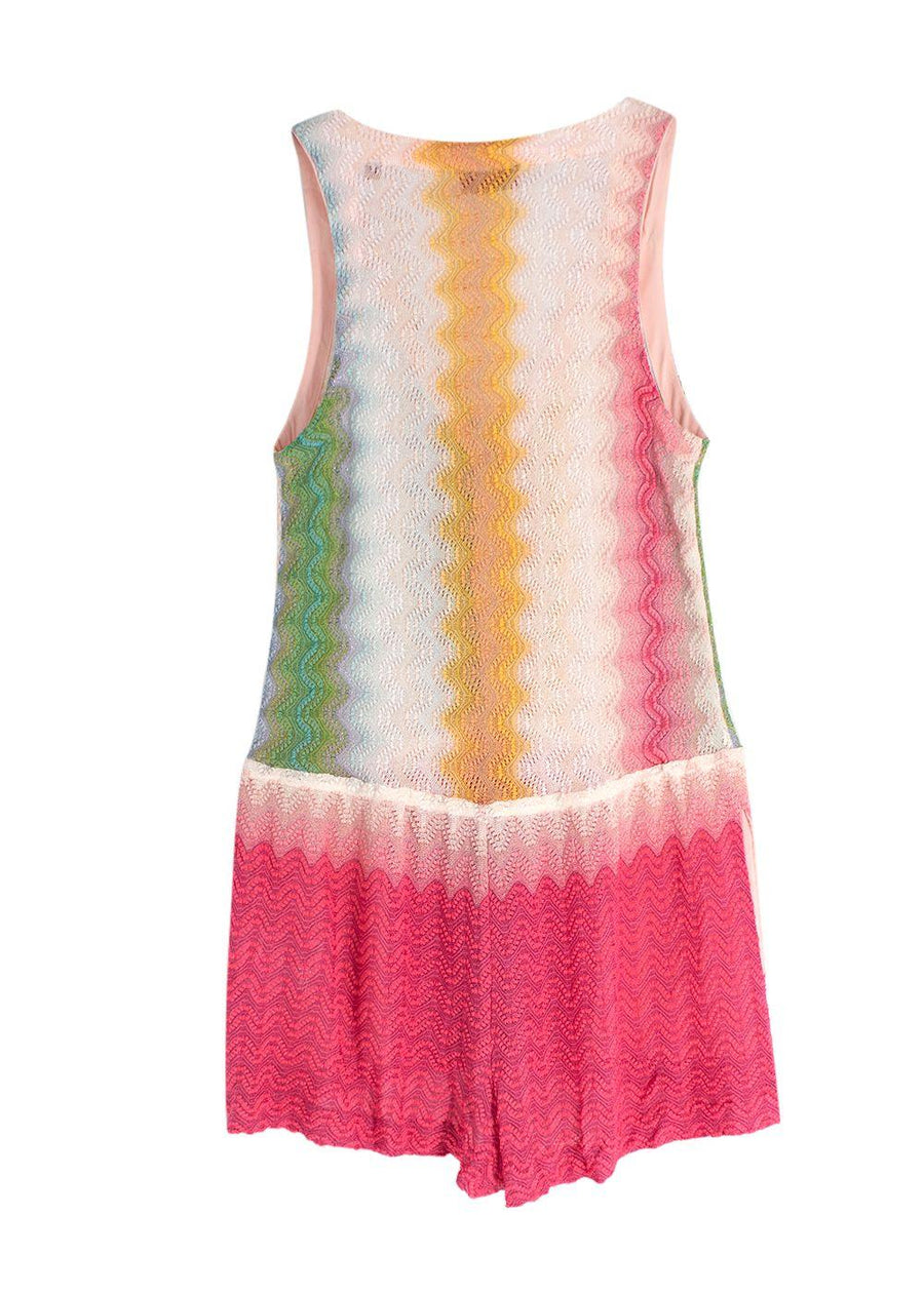 Missoni Multicoloured Sparkly Knit Playsuit