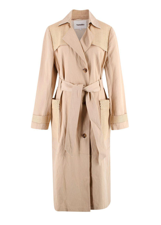 Nanushka Sand Alex Trench Coat