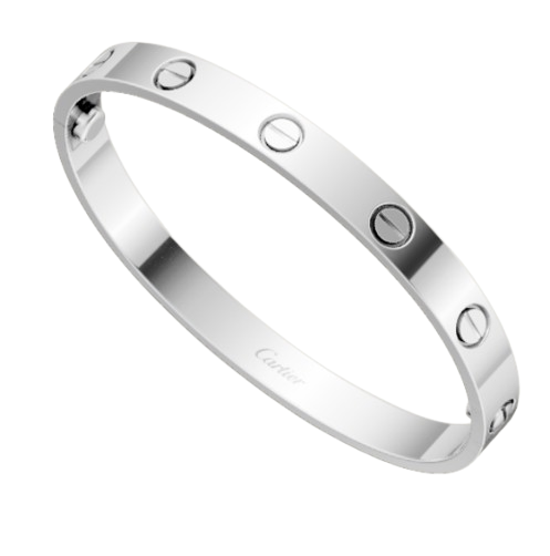 Cartier White Gold Love Bangle