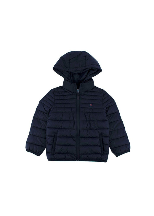kids 4Y navy blue quilted puffer jacket