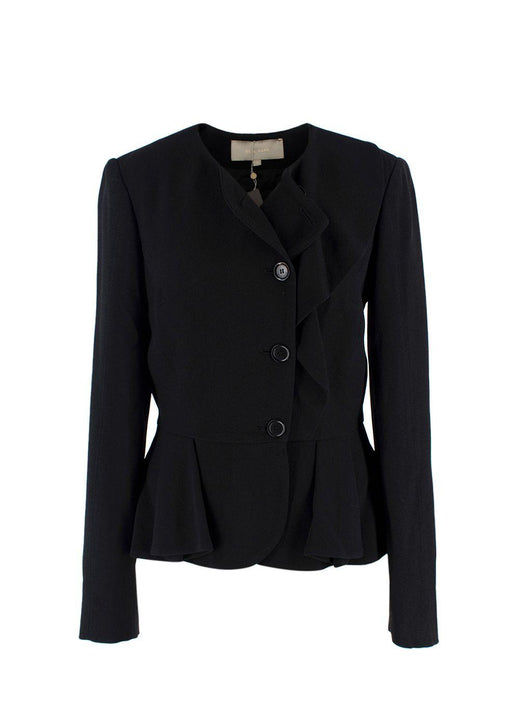Elie Saab Black Peplum Jacket