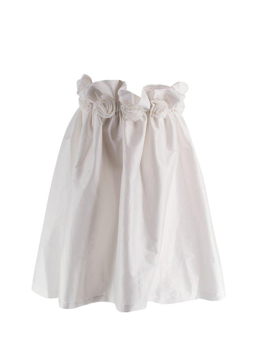 Bernadette White Floral Applique Theodore Dress
